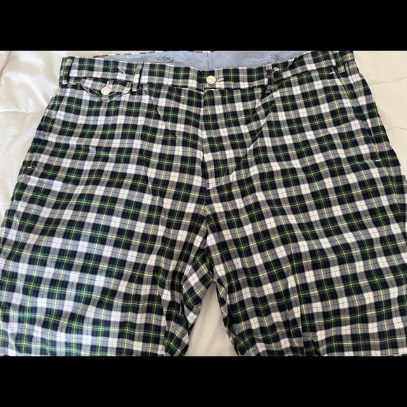 Ralph Lauren plaid shorts 38 GI slim fit - Picture 1 of 4